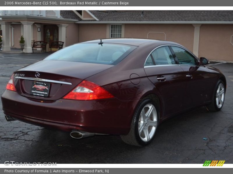 Bordeaux Red Metallic / Cashmere Beige 2006 Mercedes-Benz CLS 500
