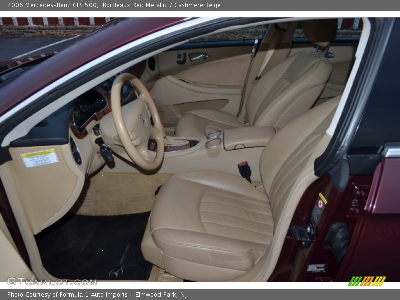Bordeaux Red Metallic / Cashmere Beige 2006 Mercedes-Benz CLS 500