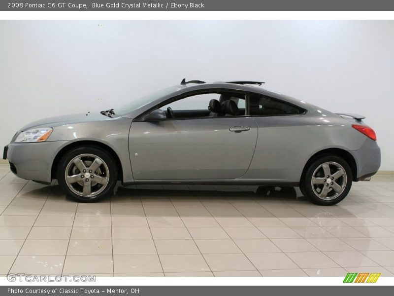 Blue Gold Crystal Metallic / Ebony Black 2008 Pontiac G6 GT Coupe