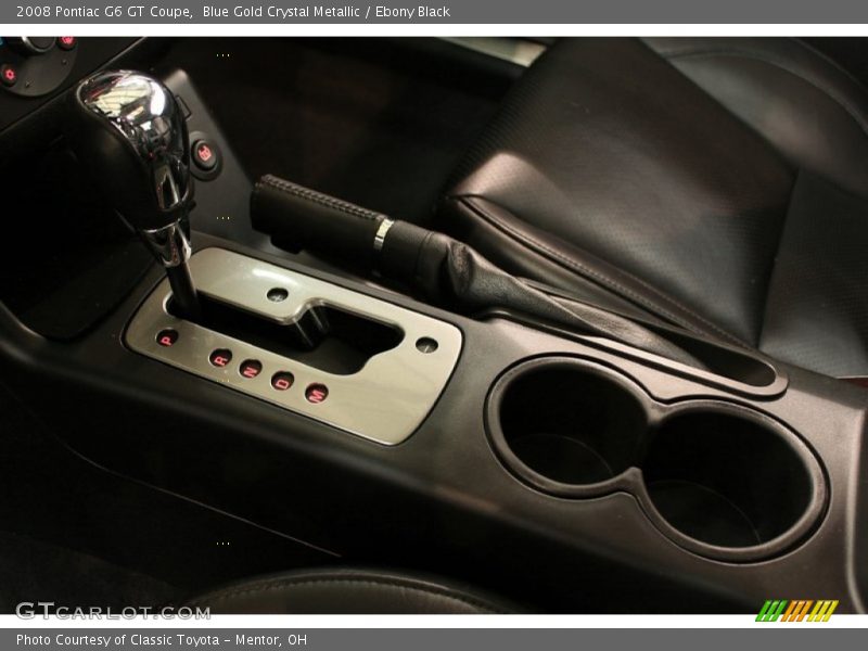 Blue Gold Crystal Metallic / Ebony Black 2008 Pontiac G6 GT Coupe