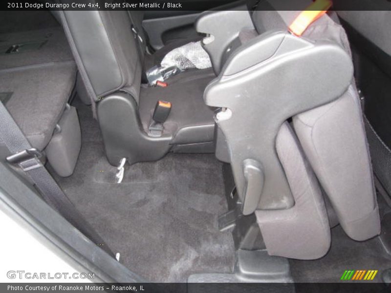 Bright Silver Metallic / Black 2011 Dodge Durango Crew 4x4
