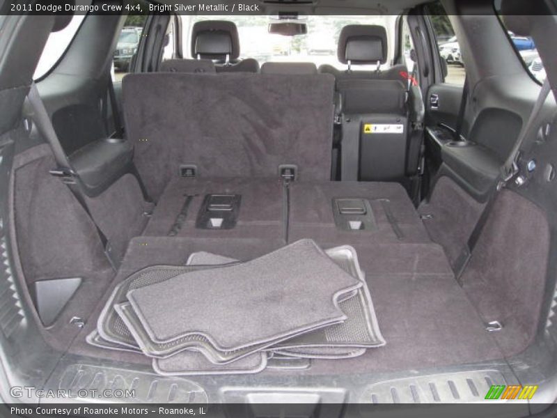 Bright Silver Metallic / Black 2011 Dodge Durango Crew 4x4