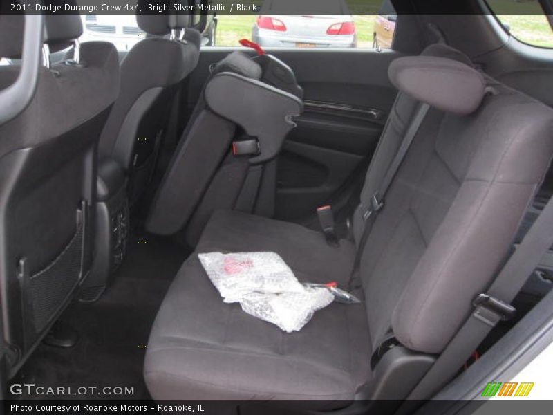 Bright Silver Metallic / Black 2011 Dodge Durango Crew 4x4