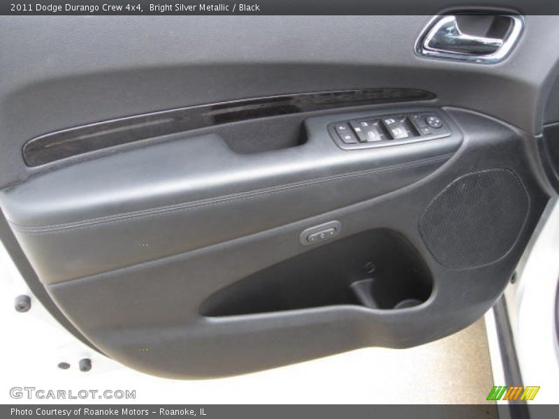 Bright Silver Metallic / Black 2011 Dodge Durango Crew 4x4