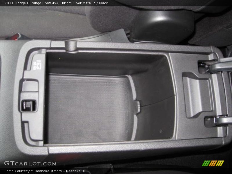 Bright Silver Metallic / Black 2011 Dodge Durango Crew 4x4