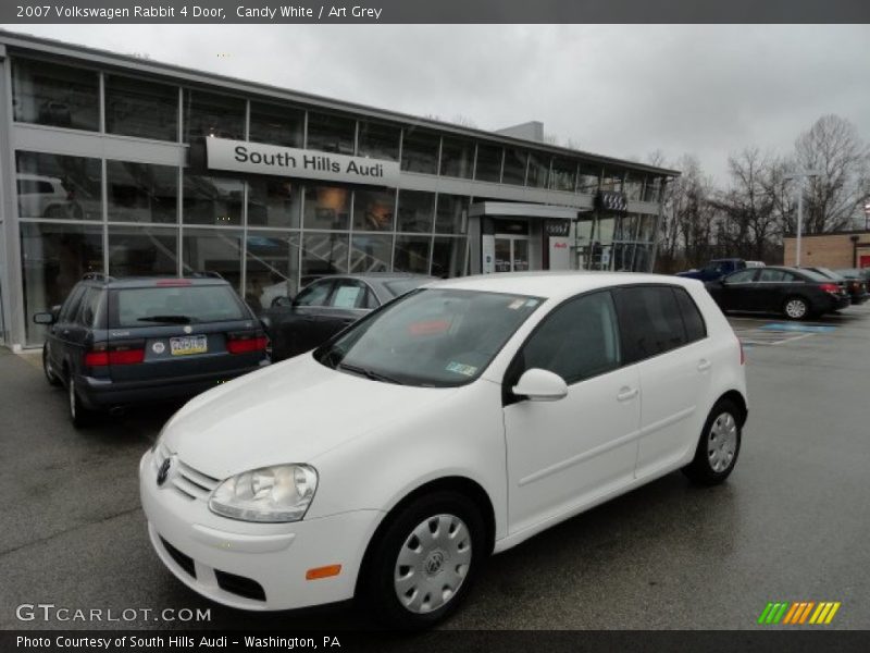 Candy White / Art Grey 2007 Volkswagen Rabbit 4 Door
