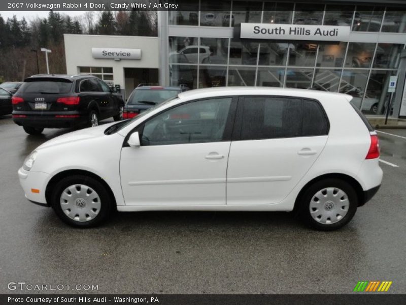 Candy White / Art Grey 2007 Volkswagen Rabbit 4 Door