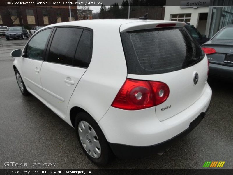 Candy White / Art Grey 2007 Volkswagen Rabbit 4 Door