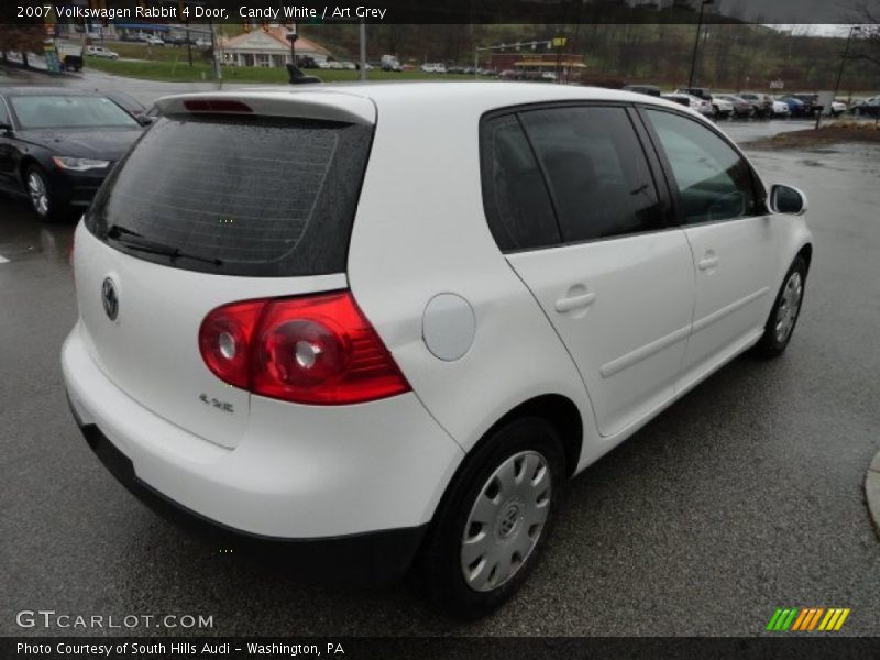 Candy White / Art Grey 2007 Volkswagen Rabbit 4 Door