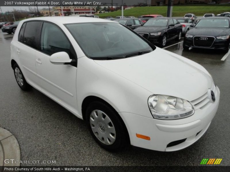 Candy White / Art Grey 2007 Volkswagen Rabbit 4 Door