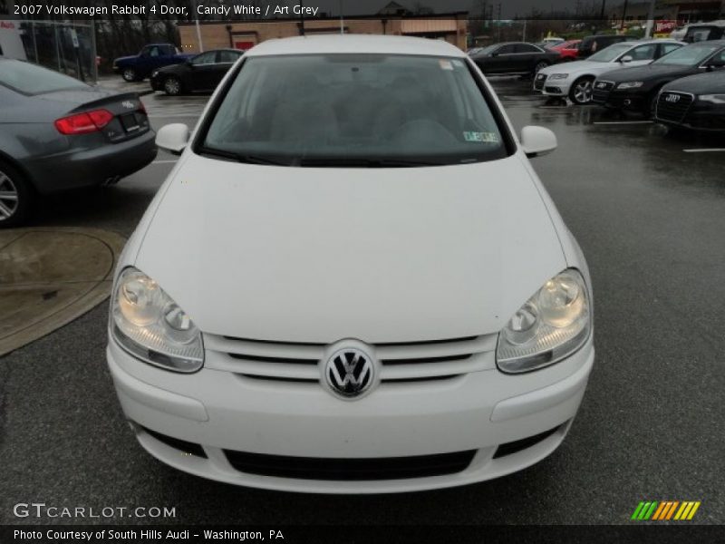 Candy White / Art Grey 2007 Volkswagen Rabbit 4 Door