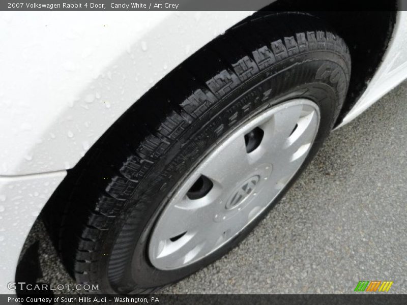 Candy White / Art Grey 2007 Volkswagen Rabbit 4 Door