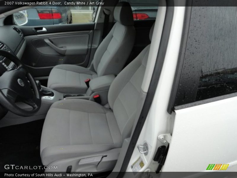 Candy White / Art Grey 2007 Volkswagen Rabbit 4 Door