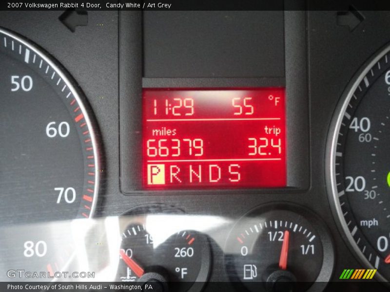 Candy White / Art Grey 2007 Volkswagen Rabbit 4 Door