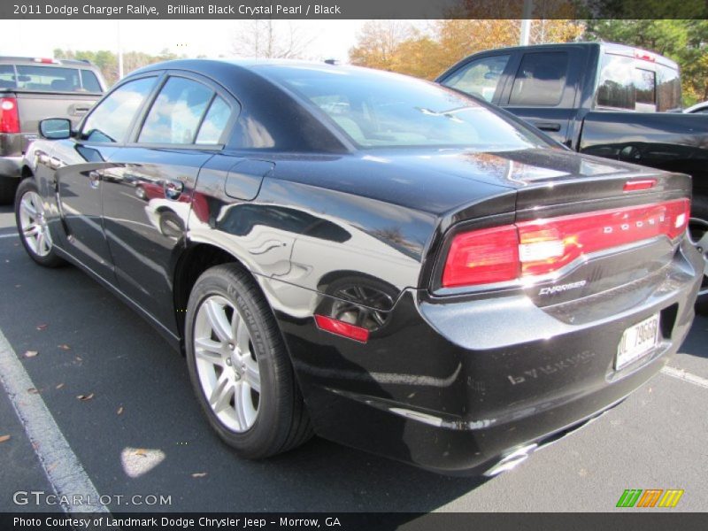 Brilliant Black Crystal Pearl / Black 2011 Dodge Charger Rallye
