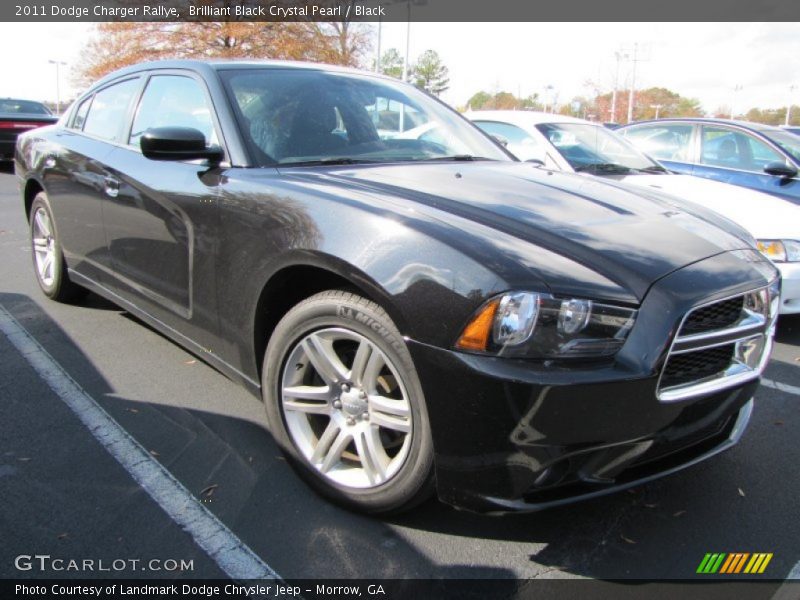 Brilliant Black Crystal Pearl / Black 2011 Dodge Charger Rallye