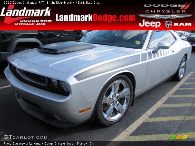 Bright Silver Metallic / Dark Slate Gray 2010 Dodge Challenger R/T