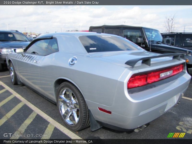 Bright Silver Metallic / Dark Slate Gray 2010 Dodge Challenger R/T