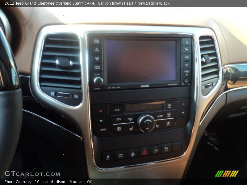 Canyon Brown Pearl / New Saddle/Black 2012 Jeep Grand Cherokee Overland Summit 4x4