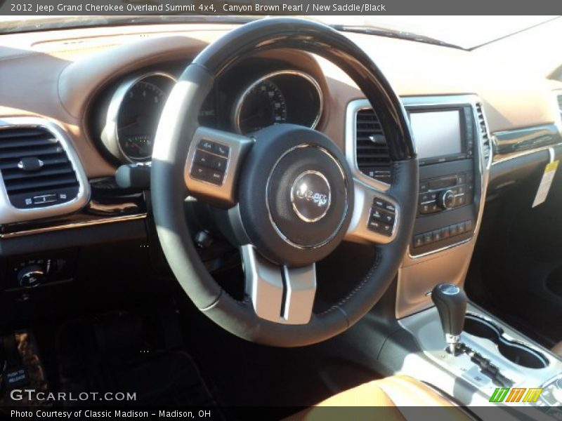 Canyon Brown Pearl / New Saddle/Black 2012 Jeep Grand Cherokee Overland Summit 4x4