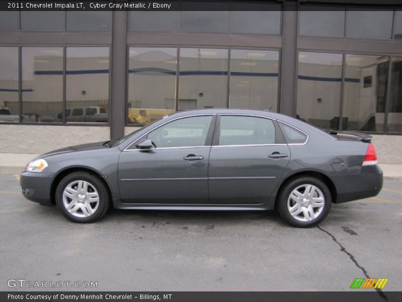 Cyber Gray Metallic / Ebony 2011 Chevrolet Impala LT