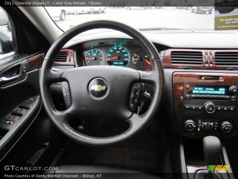 Cyber Gray Metallic / Ebony 2011 Chevrolet Impala LT