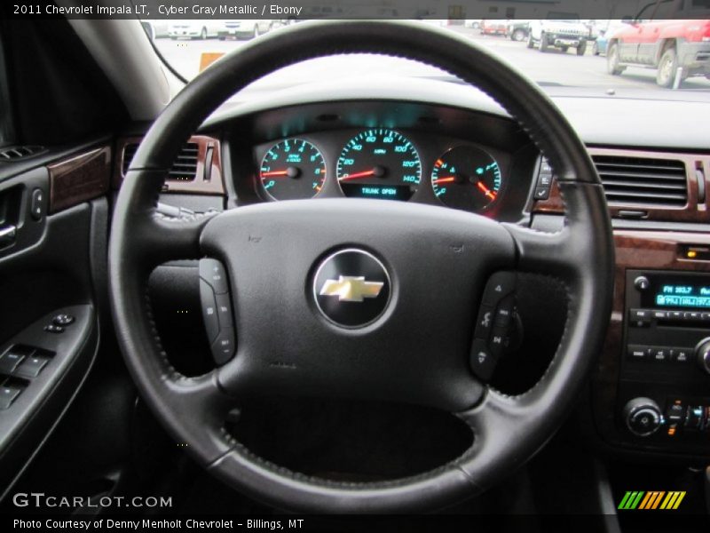 Cyber Gray Metallic / Ebony 2011 Chevrolet Impala LT