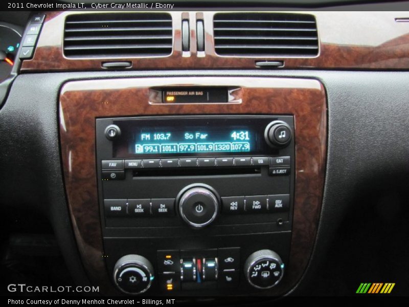 Cyber Gray Metallic / Ebony 2011 Chevrolet Impala LT