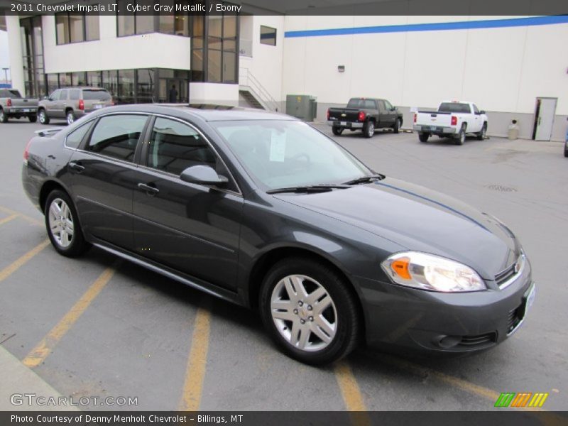 Cyber Gray Metallic / Ebony 2011 Chevrolet Impala LT