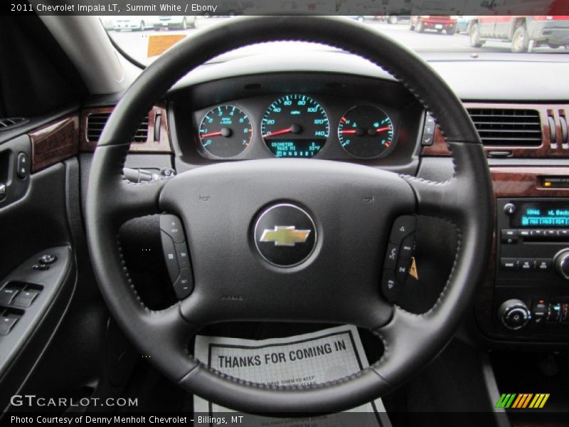 Summit White / Ebony 2011 Chevrolet Impala LT