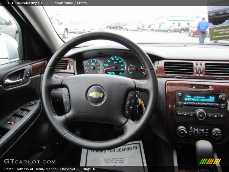 Summit White / Ebony 2011 Chevrolet Impala LT