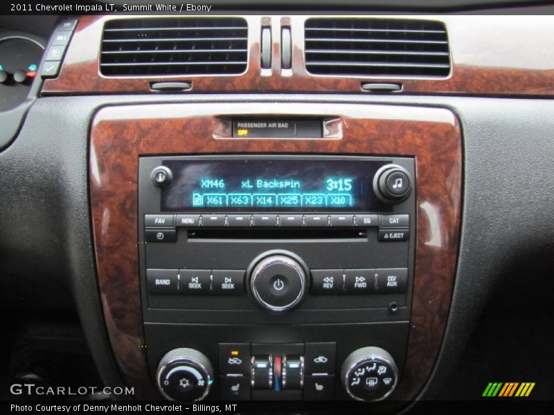 Summit White / Ebony 2011 Chevrolet Impala LT