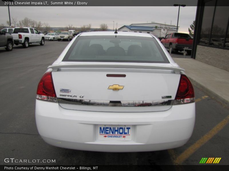 Summit White / Ebony 2011 Chevrolet Impala LT