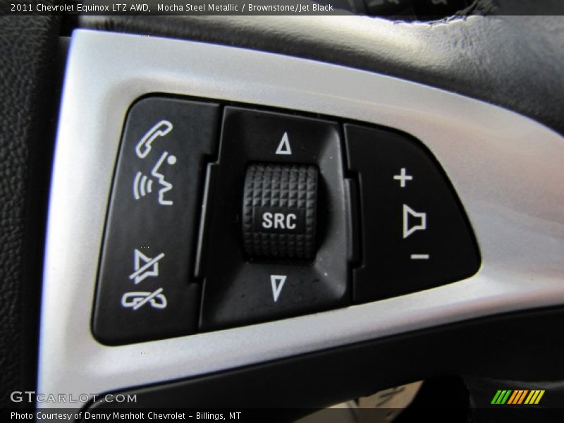 Mocha Steel Metallic / Brownstone/Jet Black 2011 Chevrolet Equinox LTZ AWD