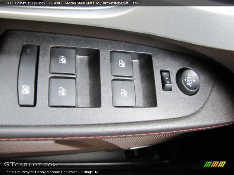 Mocha Steel Metallic / Brownstone/Jet Black 2011 Chevrolet Equinox LTZ AWD