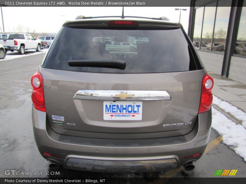 Mocha Steel Metallic / Brownstone/Jet Black 2011 Chevrolet Equinox LTZ AWD