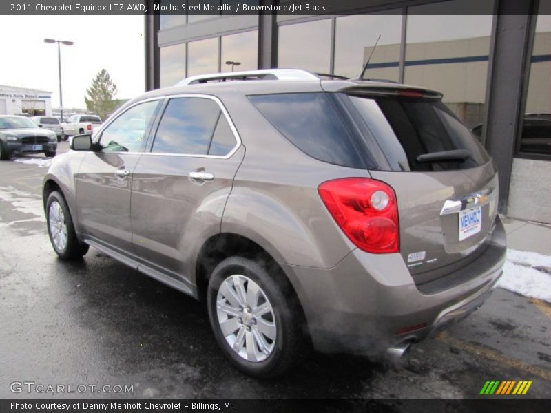 Mocha Steel Metallic / Brownstone/Jet Black 2011 Chevrolet Equinox LTZ AWD