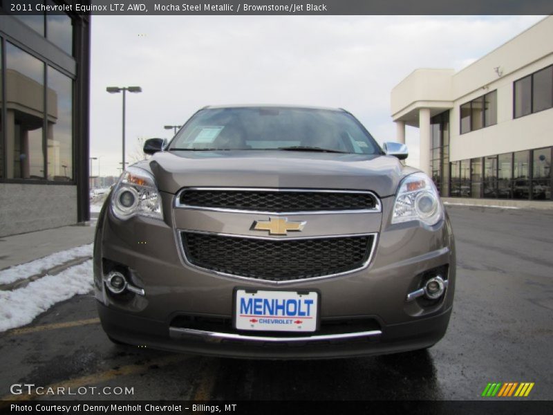 Mocha Steel Metallic / Brownstone/Jet Black 2011 Chevrolet Equinox LTZ AWD