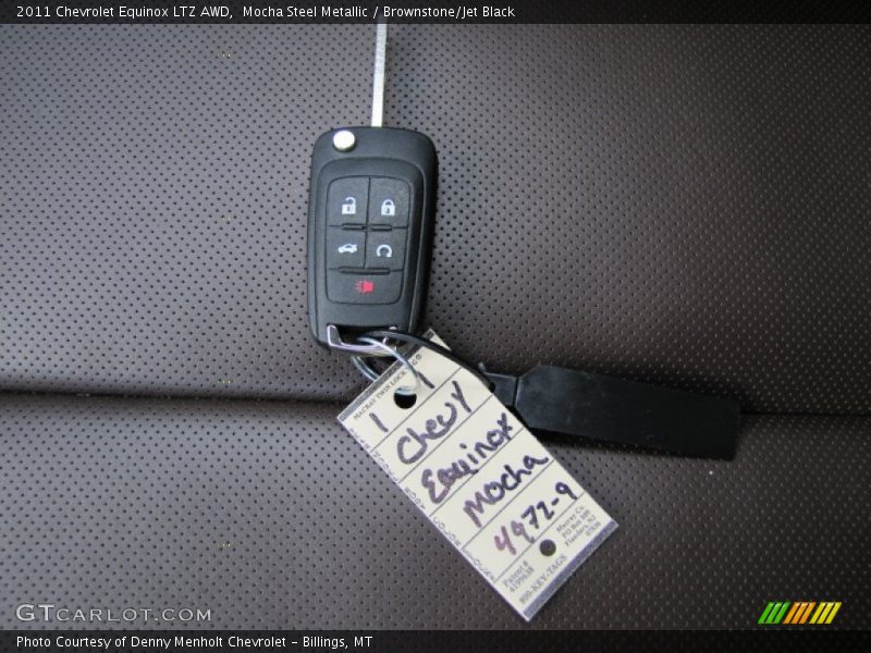 Mocha Steel Metallic / Brownstone/Jet Black 2011 Chevrolet Equinox LTZ AWD