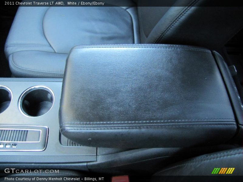 White / Ebony/Ebony 2011 Chevrolet Traverse LT AWD