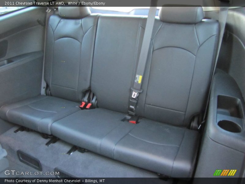 White / Ebony/Ebony 2011 Chevrolet Traverse LT AWD