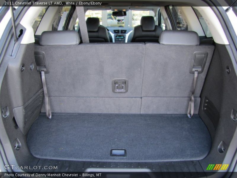 White / Ebony/Ebony 2011 Chevrolet Traverse LT AWD