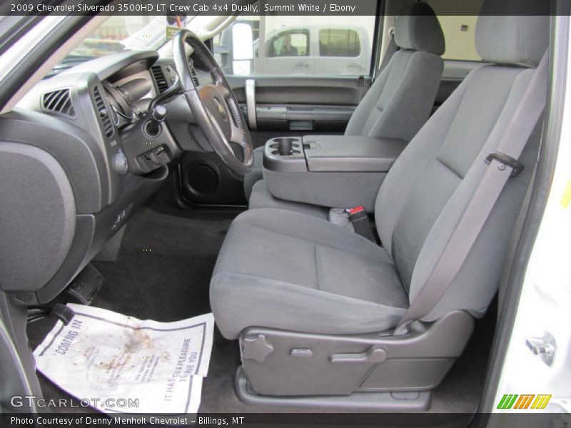 Summit White / Ebony 2009 Chevrolet Silverado 3500HD LT Crew Cab 4x4 Dually