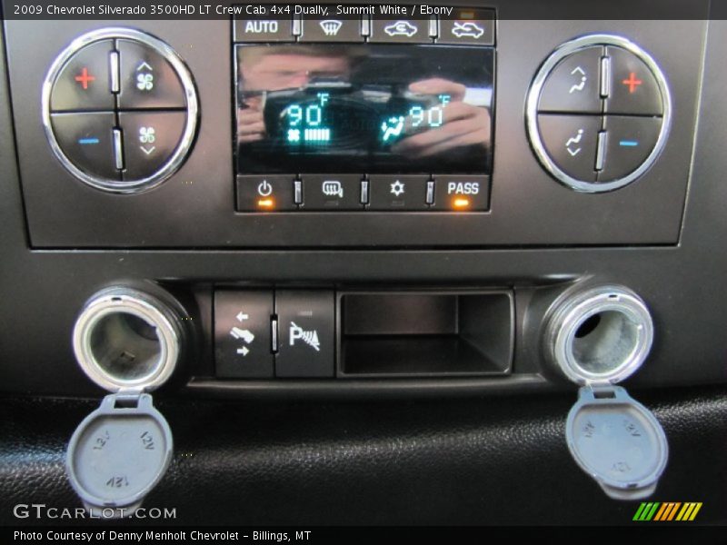 Summit White / Ebony 2009 Chevrolet Silverado 3500HD LT Crew Cab 4x4 Dually