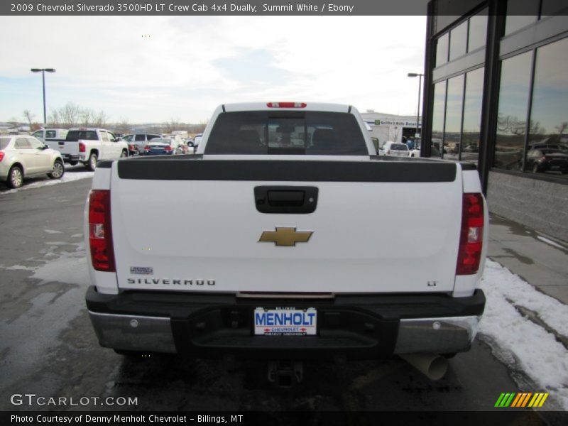 Summit White / Ebony 2009 Chevrolet Silverado 3500HD LT Crew Cab 4x4 Dually