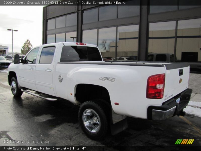 Summit White / Ebony 2009 Chevrolet Silverado 3500HD LT Crew Cab 4x4 Dually