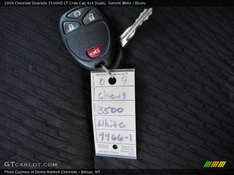 Summit White / Ebony 2009 Chevrolet Silverado 3500HD LT Crew Cab 4x4 Dually