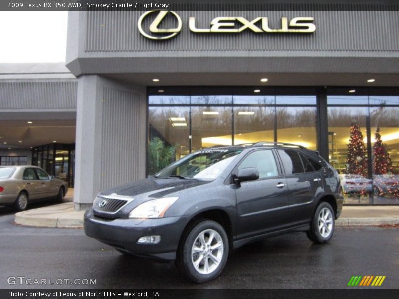 Smokey Granite / Light Gray 2009 Lexus RX 350 AWD
