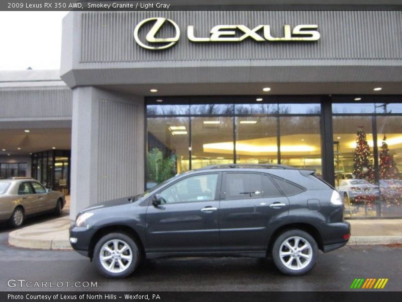 Smokey Granite / Light Gray 2009 Lexus RX 350 AWD