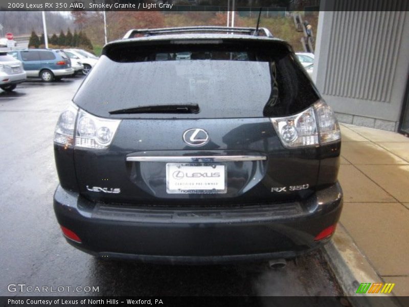 Smokey Granite / Light Gray 2009 Lexus RX 350 AWD